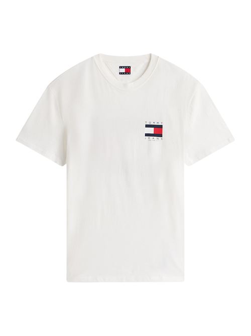 T-shirt bianca in cotone Tommy Jeans | DM0DM21910YBL